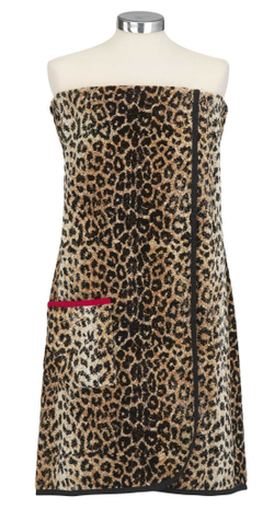 Килт-саронг для сауны женский шенилловый Feiler Safari 10 schwarz №3