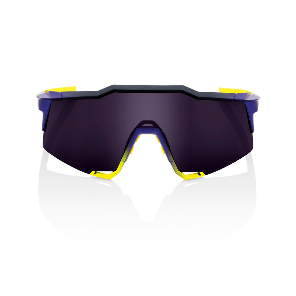 Спортивные очки с диоптриями 100% SPEEDCRAFT - Matte Metallic Digital Brights - Dark Purple Lens - OS