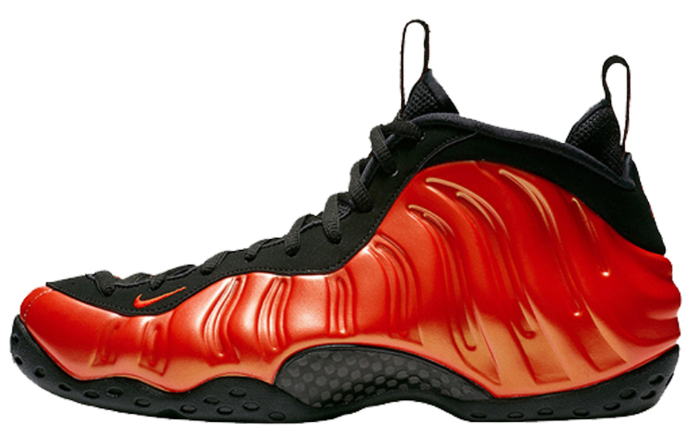 Nike Foamposite One chili Spray Bubble Mid-top retro basketball Shoes Men's Orange Red