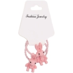 Резинки для волос детские 2шт «Fruit boom - Зверюшки», цвет микс, d-5,5см