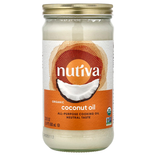 Nutiva, органическое кокосовое масло, 680 мл (23 жидк. унции)