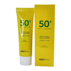 Солнцезащитный освежающий крем с центеллой азиатской NEXTBEAU Fresh Cica Sun Cream SPF 50+ / PA++++ 55мл