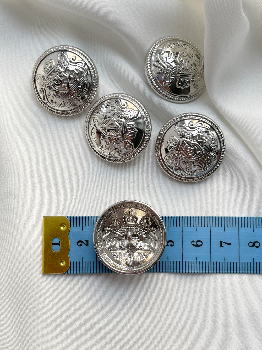 Пуговицы Герб1 Серебро