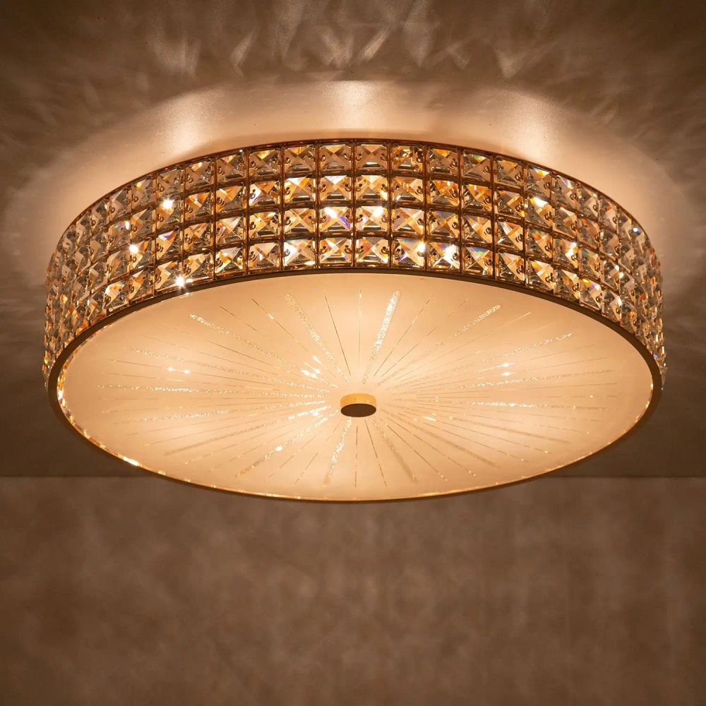 Citilux Портал CL324182 Люстра хрустальная Золото