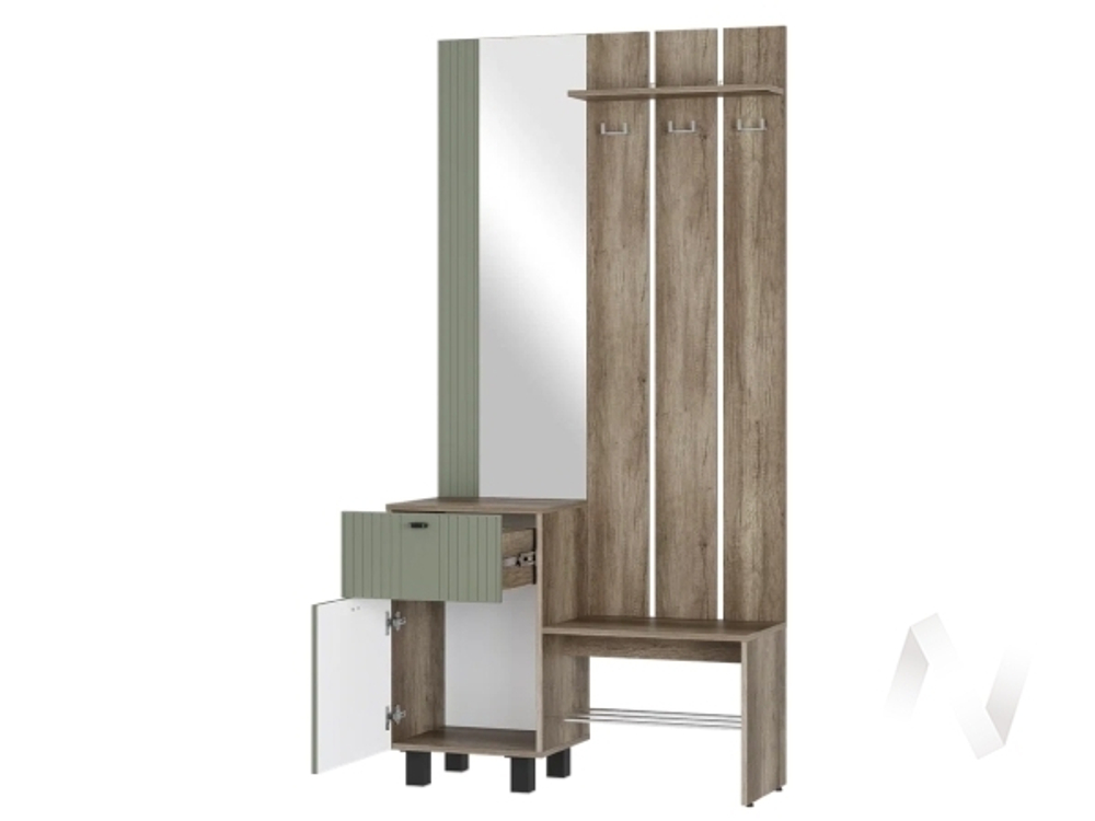 Прихожая ПР-04 МС Олива (Дуб каньон/MF12)