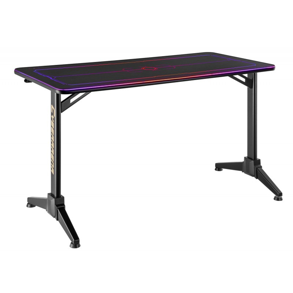 Стол для компьютера c RGB световыми эффектами FoxGear FG-BLD-I49B