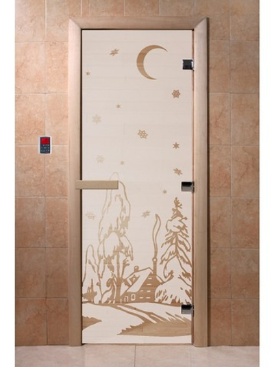 Дверь "Зима сатин"