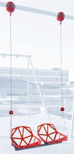 Качели одиночные и двойные, для 6-опорной конструкции