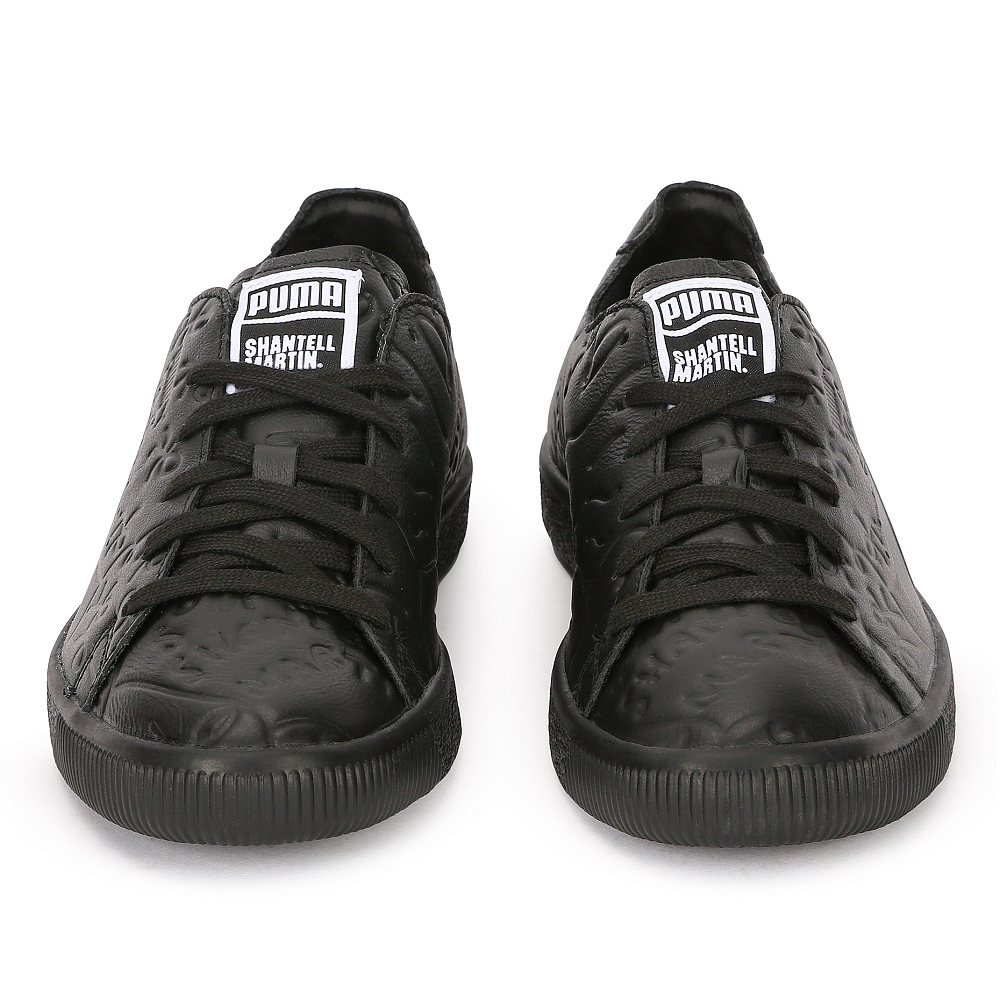 Кеды PUMA Clyde Raw SM Black-Puma B