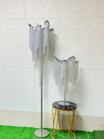 Floor design lamp Stream by Terzani (Silver)