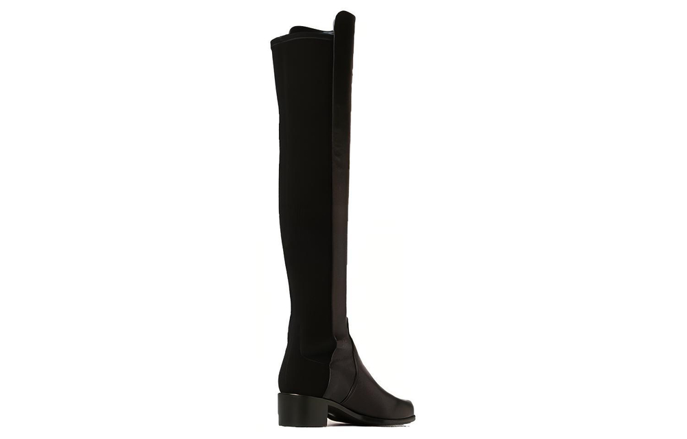 Stuart Weitzman/SW Leather Knee high Boots Women"s Black