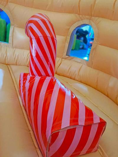 Коммерческий надувной батут "Торт" без крыши 3,5*3,5*3 м