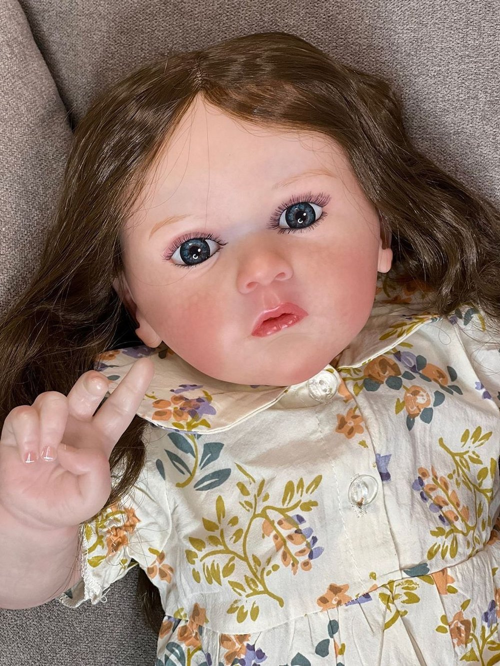 Кукла Реборн мягконабивная 60см в пакете (FA-343)