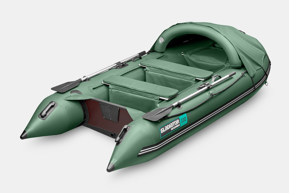 Надувная лодка GLADIATOR C330AL зелёный