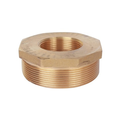 Футорка STOUT SFT 0028 - 3" x 1"1/2 (для стальных труб, латунь без покрытия)