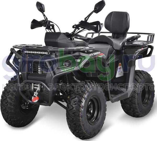 Бензиновый квадроцикл WHITE SIBERIA BARS 320 - Чёрный фото №1