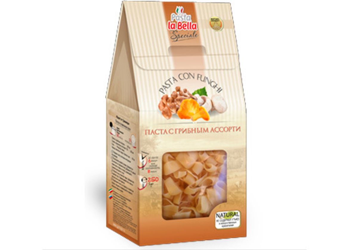 Макароны с грибным ассорти Pasta la Bella, 250г