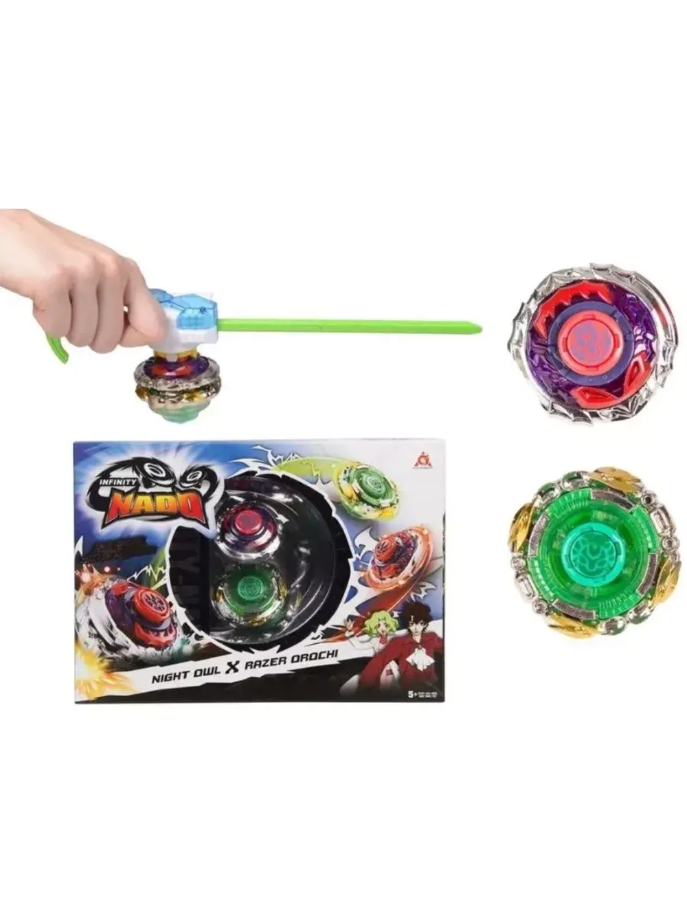 Инфинити Надо. 2 волчка Сплит, Owl&Orochi. TM Infinity Nado