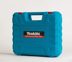 Дрель-Шуруповерт Makita Шуруповерт аккумуляторный 21V, аккумуляторный, Макита 21В, 2 АКБ / Кейс с набором бит, свёрел и головок / шуруповерт для сверления и закручивания