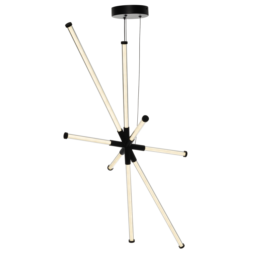 Citilux LUCIA CL217181 Люстра светодиодная подвесная Чёрная