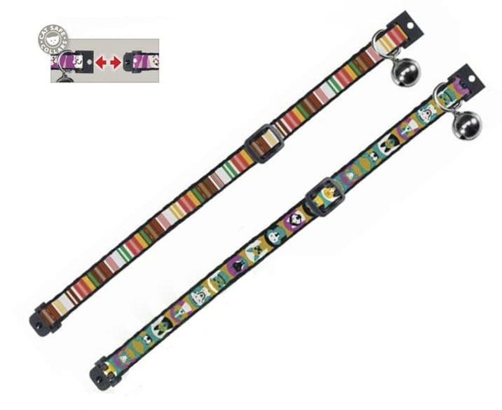 Ошейник САТ 5627 нейлоновый для кошек с бубенчиком