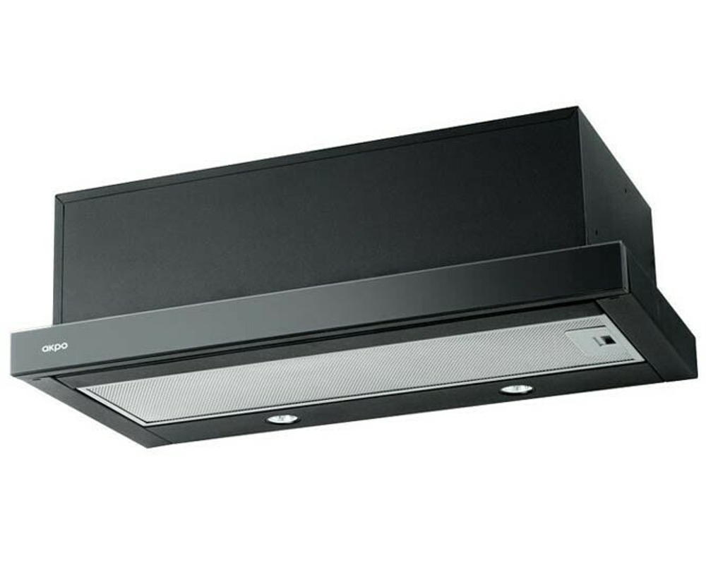 ВСТРАИВАЕМАЯ ВЫТЯЖКА AKPO WK-7 Light eco glass 60 см.чёрный