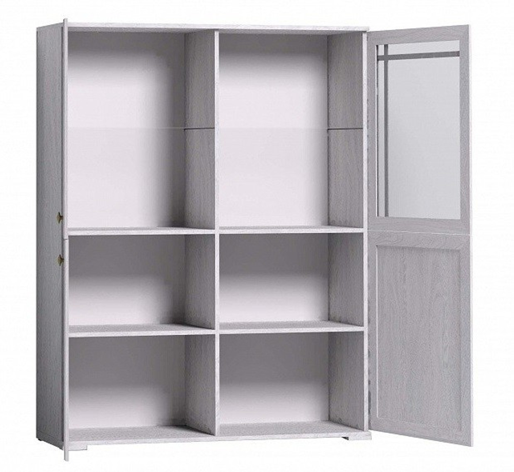 Шкаф-витрина Sherlock 22, ясень светлый