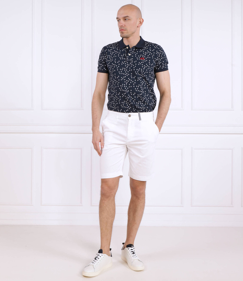 Поло La Martina - темно-синий(VMP009 PK163)