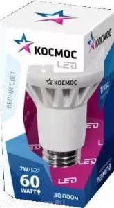 Лампа LED 7вт Reflector 63мм Е27 230v 4500k Космос