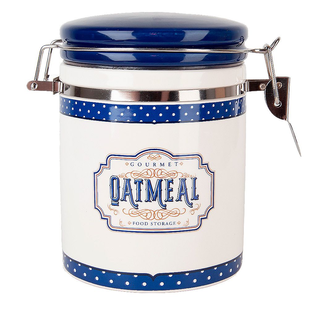 Банка для сыпучих продуктов (клипс) " " 14х10х15см v=630мл (подарочная упаковка)