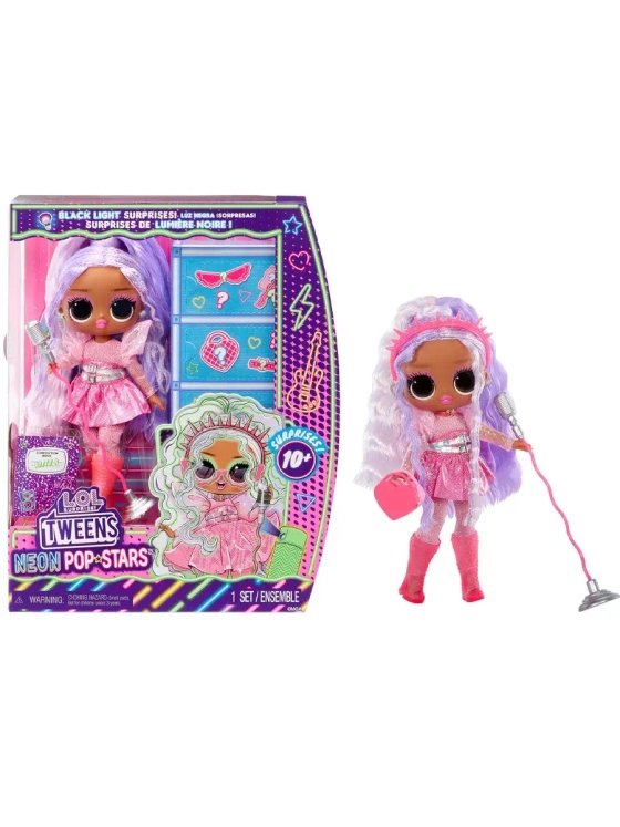 Кукла Лол Твинс Lol Tweens Neon Pop Stars Kitty K оригинал