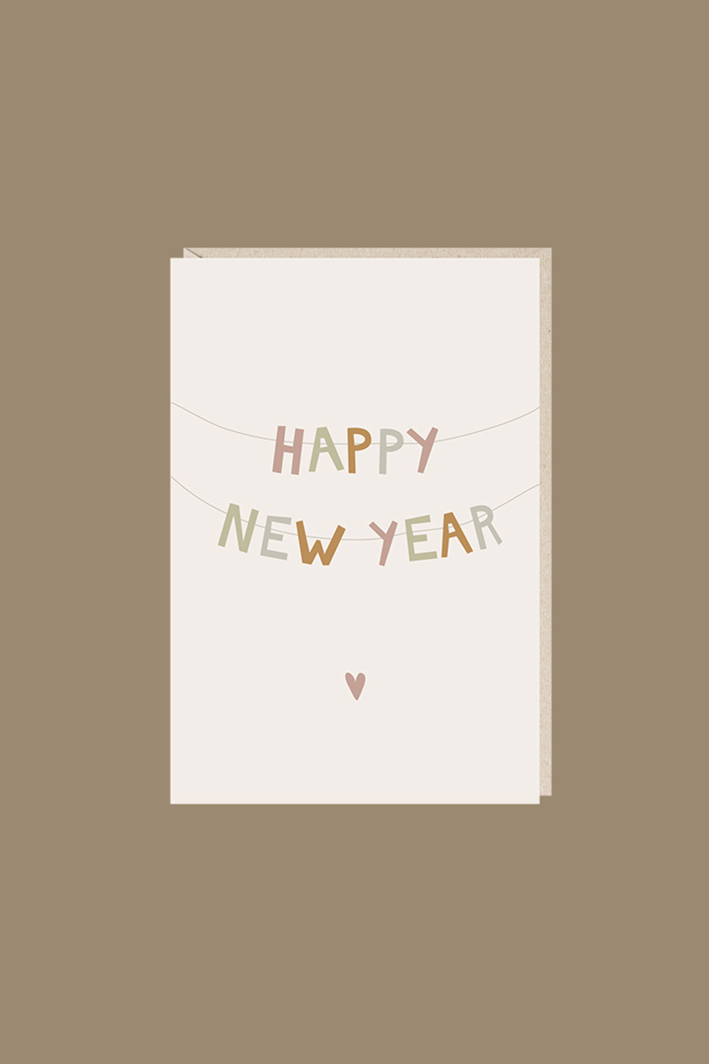 Открытка happy new year. счастливого нового года