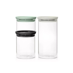 Brabantia - Набор из 3 стеклянных контейнеров. / артикул   100550  / GTIN 8710755100550
