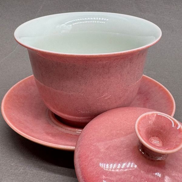 Гайвань розовая, фарфор, 150мл