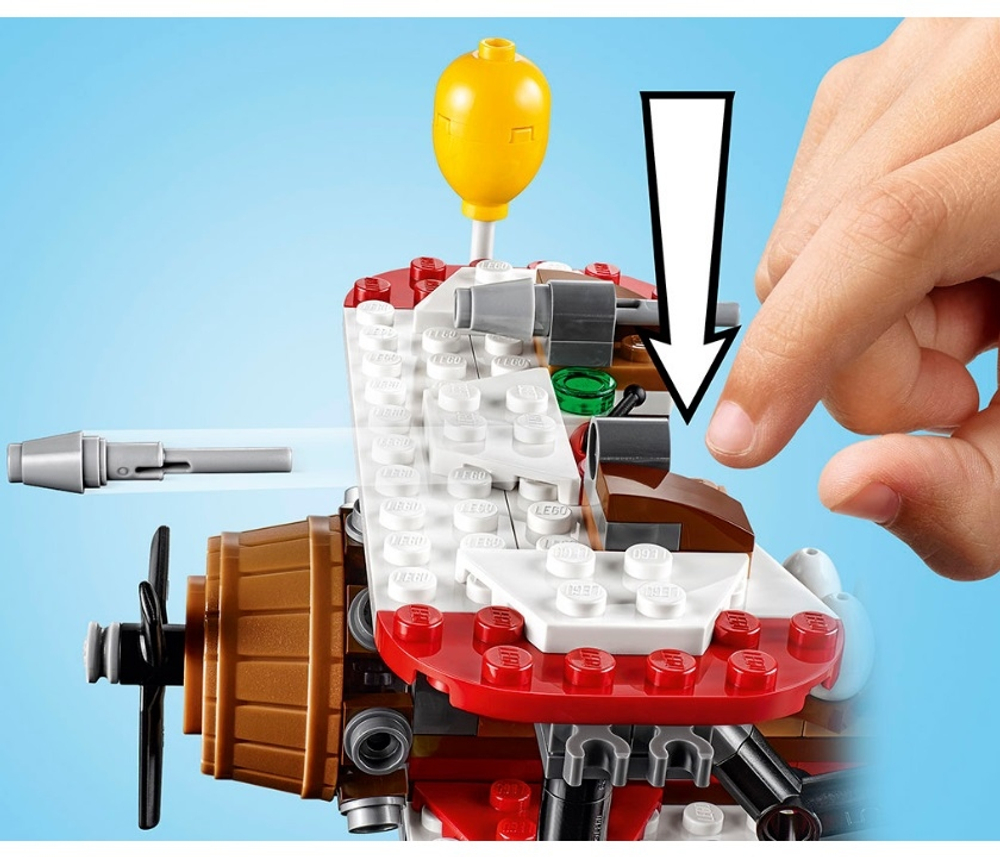 LEGO Angry Birds: Самолётная атака свинок 75822 — Piggy Plane Attack — Лего Злые птички