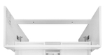 Комплект Тумба Azario KANTRI 80/1Н 800х460х870 напольная, с раковиной Фостер 80, белый глянец (CS00097256)