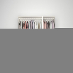 Распашной шкаф FARDAL PAX IKEA трехсекционный (с 1 ящиком) (белый)  170*60*260
