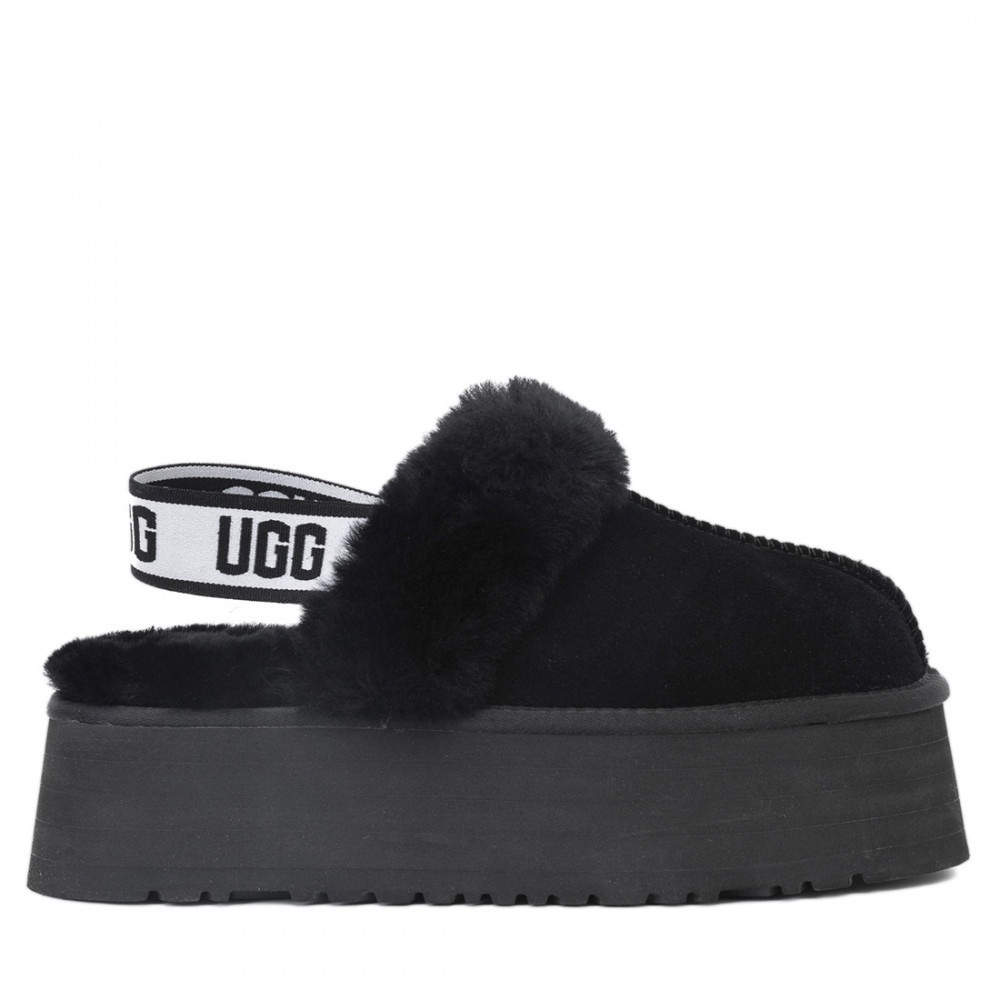 Ugg Funkette Suede Platform Black