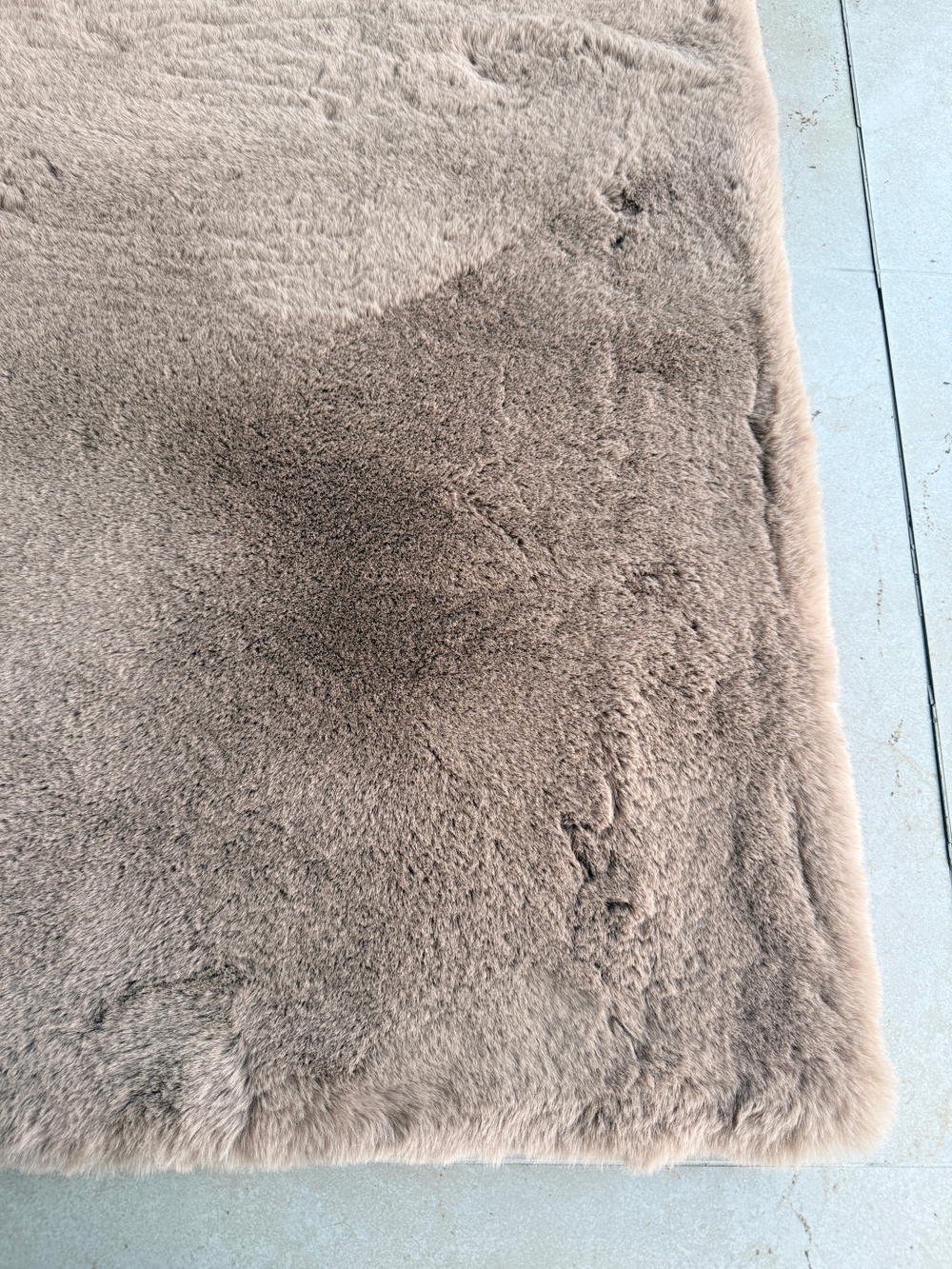 Ковер меховой имитация кроличьего меха