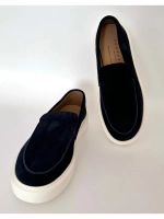 Лоферы синие