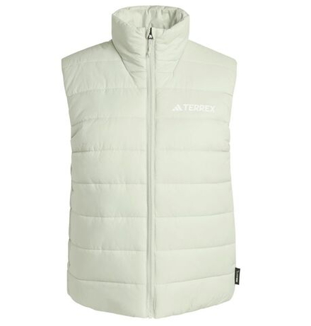 Женская теннисная жилетка Adidas Terrex Multi Essentials Climawarm Insulated - halogen green