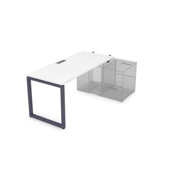 СПН-О.989 Стол системы БЕНЧ прямолинейный,для крепления на тумбу, начальный (1400*800*750)