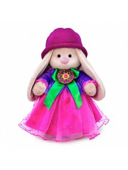 Мягкая игрушка Зайка Ми Карминовый топаз 25см