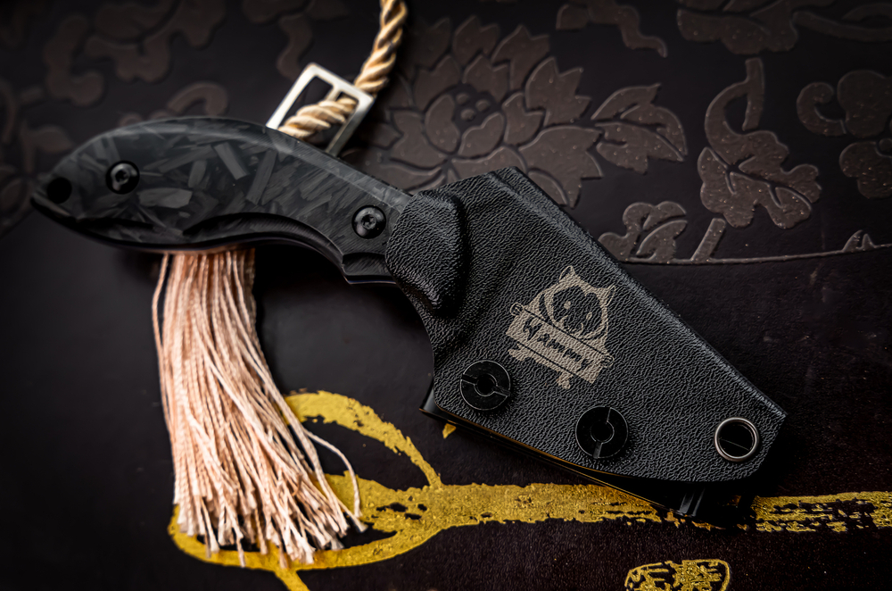 Туристический нож Hammy Elmax StoneWash Carbon