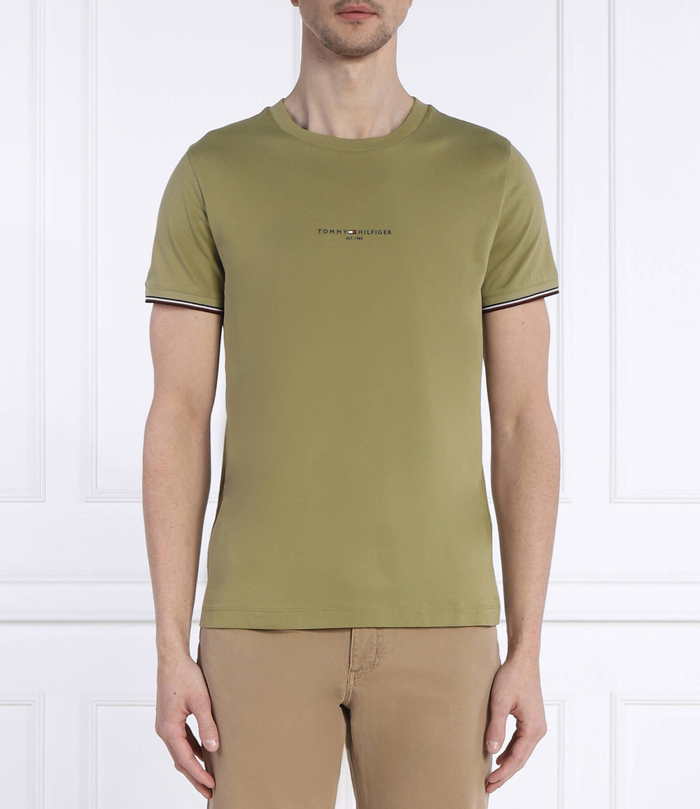 Футболка Tommy Hilfiger - оливковый(MW0MW32584)