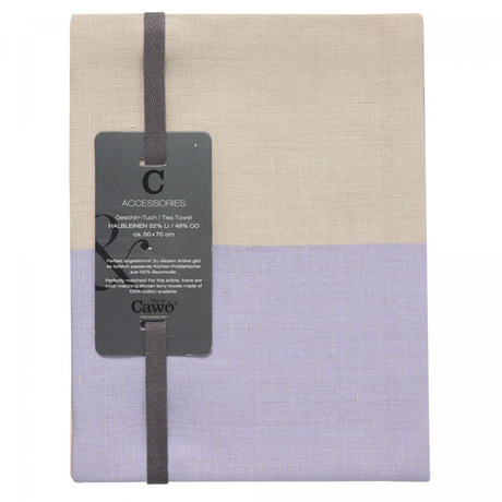 Полотенце кухонное 50x70 Cawo Cuisine Duo 535 83 бежево-сиреневое