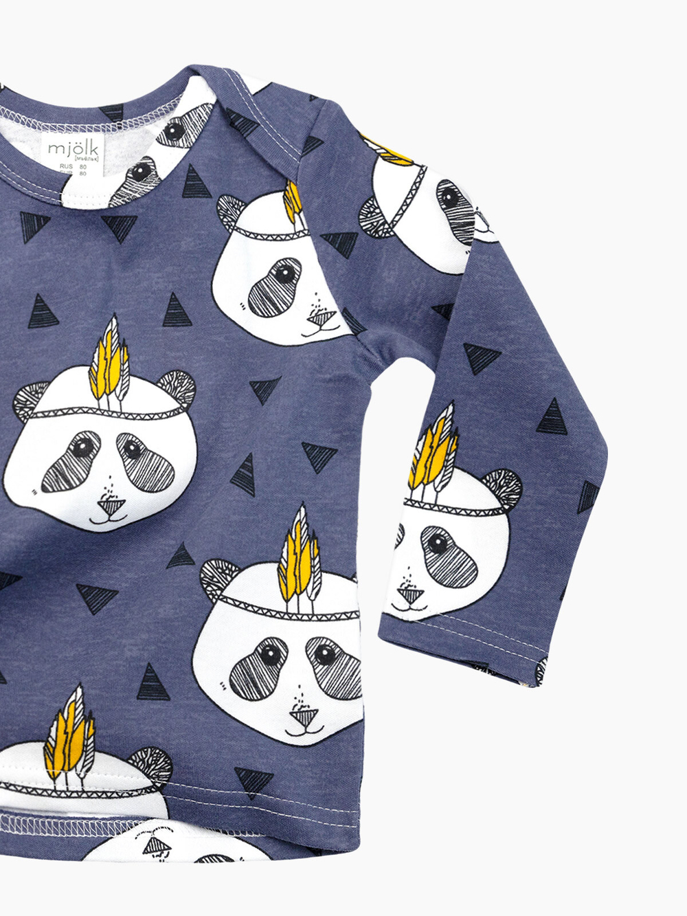 Футболка с длинным рукавом Mjölk Панды
