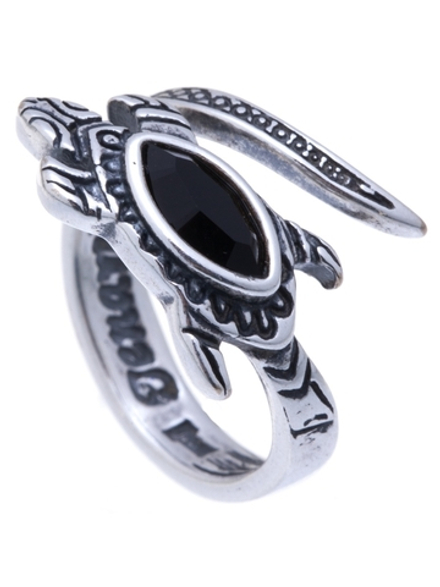 "Калпеса" кольцо в серебряном покрытии из коллекции "Кассида" от Jenavi