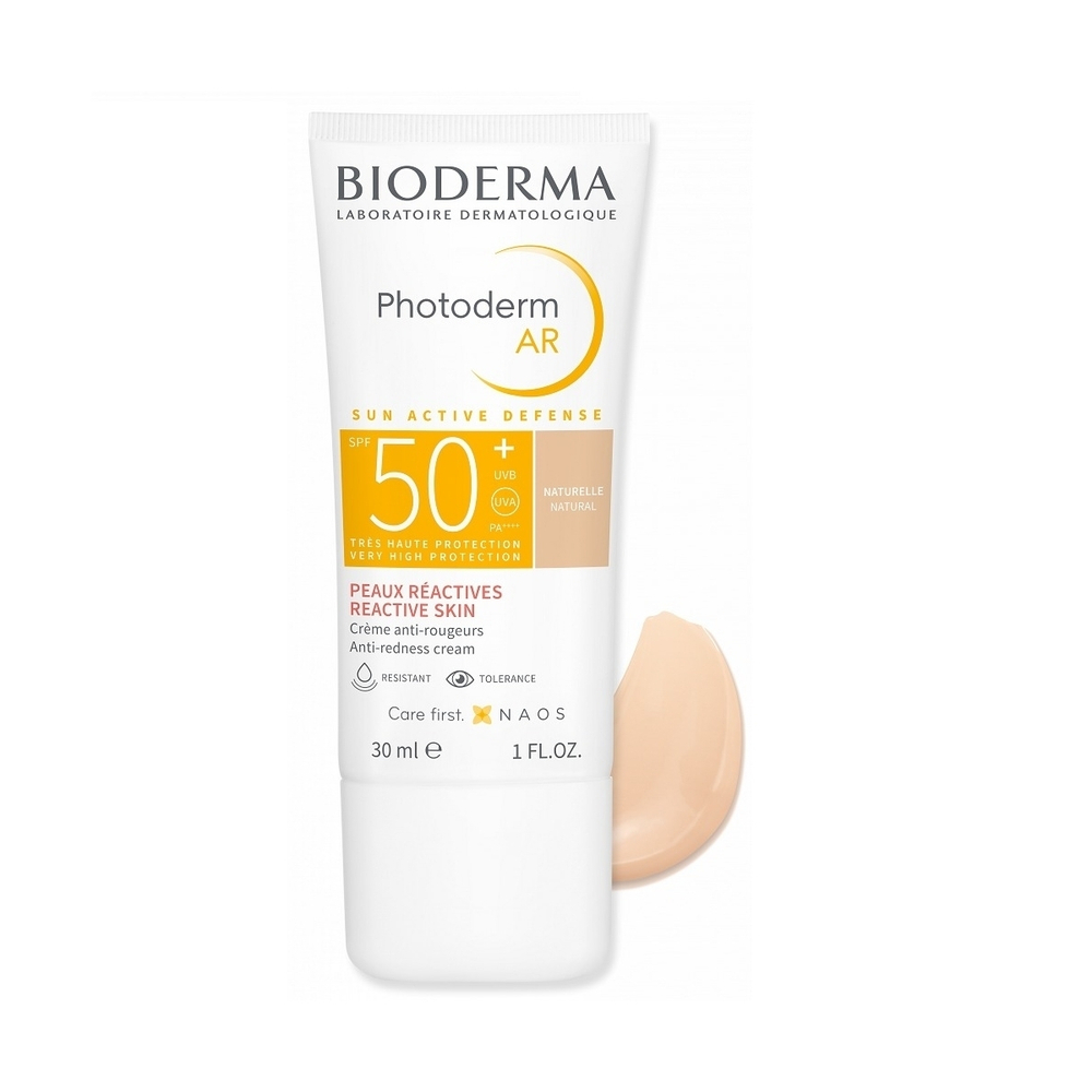 BIODERMA PHOTPHOTODERM AR SPF 50+ Солнцезащитный крем для кожи с покрасниями,куперозом с тонирующим