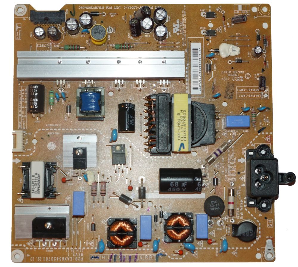 EAX65423701(2.1) 3PCR00439C блок питания телевизора LG